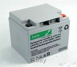 Lucas 12V 42AH (38AH 40AH) AGM/GEL Leisure & Mobility Application Battery