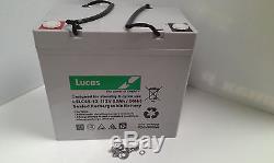 Lucas 12V 55AH VRLA AGM Deep Cycle Battery Leisure Marine Range 350Cycles@80%DOD