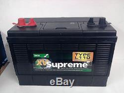 Lucas Twin Post 12v 110 Deep Cycle New Leisure Battery Lx31mf