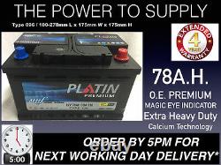 Marine Leisure 12v 76 Ah 680 Cca Amps Car Battery 096 100 12v Heavy Duty Sealed