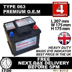 Marine Leisure Battery 45ah 360 Cca 063 12v Heavy Duty Maintenance Free O. E