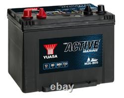 Marine Leisure Battery M26-80S Yuasa Genuine Top Quality Guaranteed New