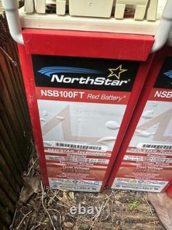 NSB 100FT NorthStar Red Telecom Leisure Battery 12v 8 battery's in total