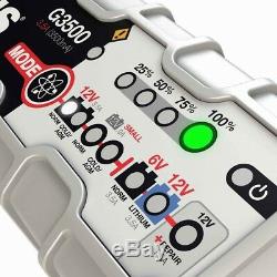 Noco Genius Battery Charger Motorcycle Leisure G3500 Uk 6v/12v 3.5a Lithium Agm