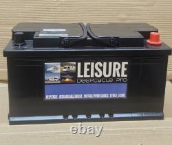Non Spill 12v Massive 120 ah Sealed Marine / Leisure Battery LOW HEIGHT
