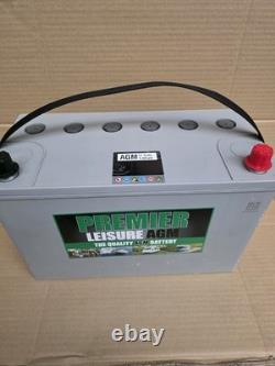 Non Spill AGM / GEL 12v Massive 130 ah Sealed Marine / Leisure Battery