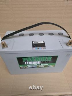 Non Spill AGM / GEL 12v Massive 130 ah Sealed Marine / Leisure Battery