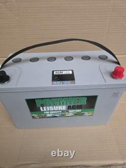 Non Spill AGM / GEL 12v Massive 130 ah Sealed Marine / Leisure Battery