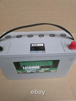 Non Spill AGM / GEL 12v Massive 130 ah Sealed Marine / Leisure Battery