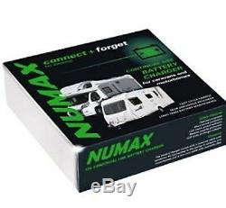 Numax 12V 10A Leisure Battery Charger Caravan Motorhome, Marine, Boat, Mower