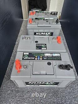 Numax AGM Leisure Battery DC31MF 12V 105Ah Campervan Caravan Boat Motorhome