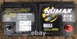 Numax XDC25MF AGM Leisure Battery 12V 95Ah Exc. Condition see detail re. Del