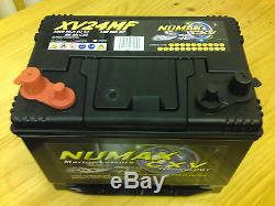 Numax XV24MF 12V 86AH CXV Sealed Leisure Battery for Leisure & Marine Range