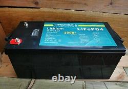 Offgrid Life 12V 200Ah Lithium LiFePO4 Leisure Battery RV Camper Boat Off Grid