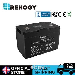 Open Box Renogy 100Ah Solar Lithium Battery 12V Smart Leisure BMS Deep Cycles RV