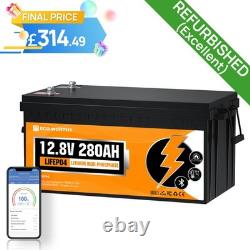 Open-Box Unused? 12V 280Ah Lithium Leisure Battery Bluetooth Low Temperature Van