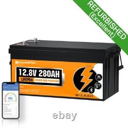 Open-Box Unused? 12V 280Ah Lithium Leisure Battery Bluetooth Low Temperature Van