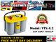 Optima Yts 4.2 Yellow Top Leisure Agm Battery 12v Huge Cranking Power
