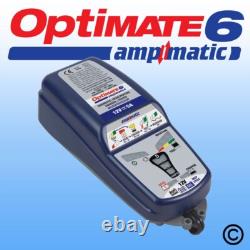 Optimate 6 Ampmatic Car Van Boat Motorhome Leisure Battery Charger Optimiser 12v