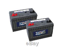 Pair Of 100amp New 12v Quality Leisure Batteries Xv31