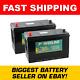 Pair Of Powerline Ultra Deep Cycle Pl125l Leisure Battery Positive Left