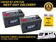 Pair Of 100ah 105ah Sealed Deep Cycle Leisure Battery 12v Fast & Free Delivery