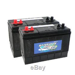 Pair of 100Ah 105Ah Sealed Deep Cycle Leisure Battery 12V Fast & Free Delivery