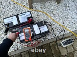 Pair of 95aH Varta Leisure Batteries