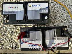 Pair of 95aH Varta Leisure Batteries