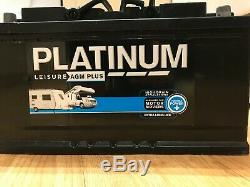 Platinum AGMLB6110L 12V Sealed 110ah Leisure Battery AGM Deep Cycle Class A