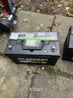 Platinum Plus Leisure Batteries 12V 110ah (both are fully charged and working)