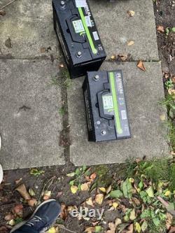 Platinum Plus Leisure Batteries 12V 110ah (both are fully charged and working)