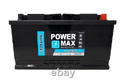 Powermax 110/LB-SEALED 12v 100Ah Leisure / Motorhome Battery 2 Years Warranty