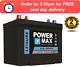 Powermax 110/sealed 12v Heavy Duty Sealed Leisure Battery 2 Years Warranty