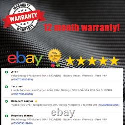 Powersafe 12V170FS AGM Battery 06/2023 Ideal for Solar Off Grid Leisure