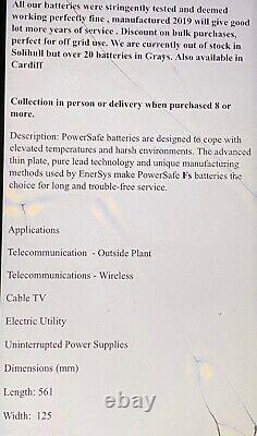 Powersafe Fs 12v-170ah Leisure /solar / Off Grid Power Batteries