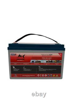 Predator AGM Leisure Battery 12v 130Ah with M8 Terminals