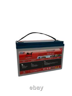 Predator AGM Leisure Battery 12v 130Ah with M8 Terminals