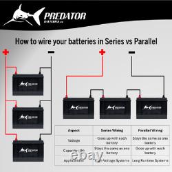 Predator Batteries 12v 105Ah Deep Cycle Carbon Gel Leisure Battery