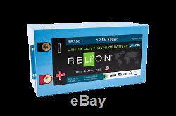 RELiON LITHIUM RB300 12v 300AH Leisure, Solar, Wind and Off-grid LiFePO4 Battery