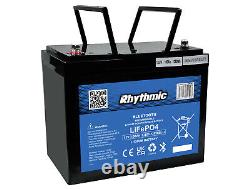 RHYTHMIC LEISURE 12V 100Ah LITHIUM MOTORBOAT BATTERY WITH BLUETOOTH MONITORING