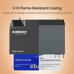 Renogy 100AH 12V LiFePO4 Lithium Leisure Battery or 500A Battery Monitor