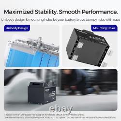 Renogy 100AH 12V LiFePO4 Lithium Leisure Battery or 500A Battery Monitor