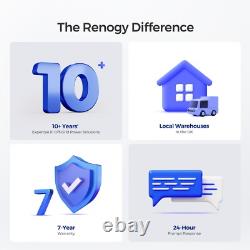 Renogy 100AH 12V LiFePO4 Lithium Leisure Battery or 500A Battery Monitor