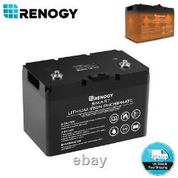 Renogy 100Ah 12V Lithium Battery Leisure Solar Smart BMS Deep Cycles 4000+