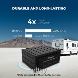 Renogy 12V 170Ah Lithium Leisure Battery with BMS Protection 2000+ Deep Cycles