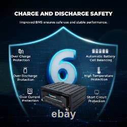 Renogy 12V 170Ah Lithium Leisure Battery with BMS Protection 2000+ Deep Cycles