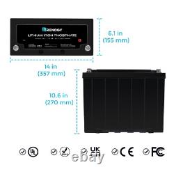 Renogy 12V 170Ah Lithium Leisure Battery with BMS Protection 2000+ Deep Cycles
