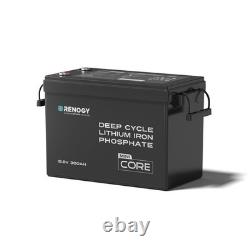 Renogy 300Ah 12V LiFePO4 Lithium Leisure Battery 5000+ Cycles BMS for Off-grid