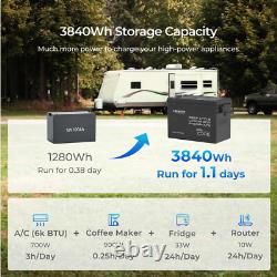 Renogy 300Ah 12V LiFePO4 Lithium Leisure Battery with 500A Battery Monitor